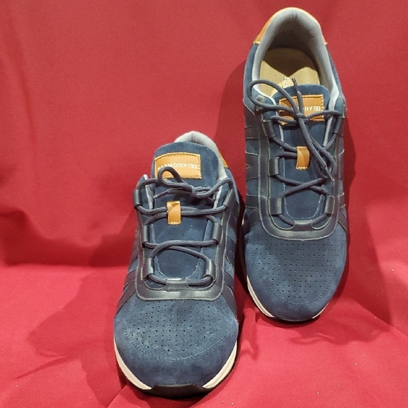 Harmony 783 Blue Sneakers with Suede Upper and Sporty Design - Picture 1 of 10